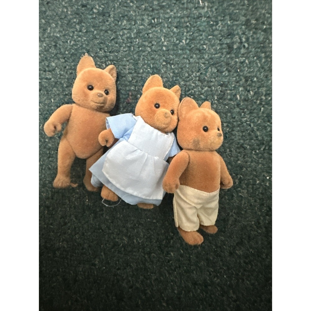 Calico Criitters Bear Family Of 3 - Picture 4 of 4